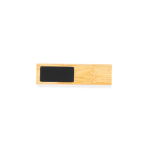 Bambus USB Stick mit Magnetverschluss und beleuchteter Druckfläche farbe hellbraun