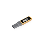 Umweltfreundlicher USB Stick aus Bambus mit beleuchteter Druckfläche farbe hellbraun erste Ansicht