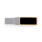 Umweltfreundlicher USB Stick aus Bambus mit beleuchteter Druckfläche farbe hellbraun
