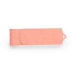USB Stick aus Weizenstroh, verschiedenen Farben mit passendem Drehclip farbe rot erste Ansicht