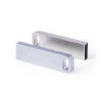Minimalistischer Metall USB Stick, ideal für den Schlüsselbund farbe silber fünfte Ansicht