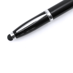 Metall USB Kugelschreiber mit Drehmechanismus und blauer Tinte farbe schwarz fünfte Ansicht
