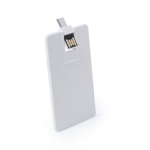 Ultraflache faltbare Dual USB Karte mit USB und Typ C Anschluss farbe weiß vierte Ansicht