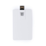 Ultraflache faltbare Dual USB Karte mit USB und Typ C Anschluss farbe weiß erste Ansicht