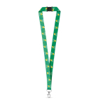 Lanyard aus Recycling-Polyester mit Sicherheitsverschluss Ansicht in vielen Farben