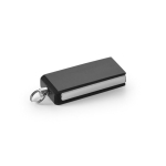 Mini USB Stick aus Aluminium im drehbaren Format farbe schwarz