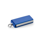 Mini USB Stick aus Aluminium im drehbaren Format farbe köngisblau