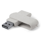 USB Stick aus Weizenstroh mit schützendem Drehgehäuse farbe natürliche farbe erste Ansicht