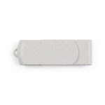 USB Stick aus Weizenstroh mit schützendem Drehgehäuse farbe natürliche farbe
