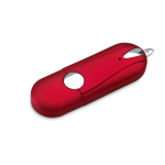 USB Stick mit gummierter Oberfläche und abgerundeten Kanten farbe rot