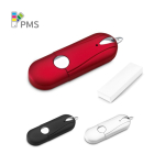 USB Stick mit gummierter Oberfläche und abgerundeten Kanten farbe rot Ansicht der Schachtel