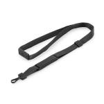 USB Lanyard aus Polyester mit Griff am Ende farbe schwarz