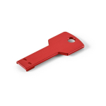 Aluminium USB Stick im Schlüsselformat in verschiedenen Farben farbe rot