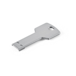 Aluminium USB Stick im Schlüsselformat in verschiedenen Farben farbe glänzendes silber