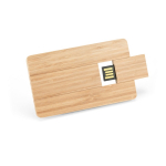 Personalisierbare USB Karte aus Bambusholz, personalisierbar farbe natürliche farbe