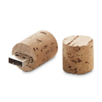 Personalisierbar USB Stick aus Kork in Form eines Weinkorkens farbe natürliche farbe