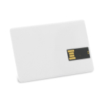 USB Stick im Kartenformat, vollständig personalisierbar farbe weiß