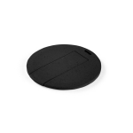 Personalisierbarer runder USB Stick aus Weizenfaser und Kunststoff farbe schwarz