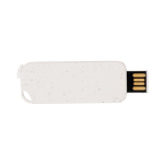 Ökologischer USB Stick personalisierbar aus Weizenstroh, rechteckig farbe natürliche farbe