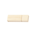 USB Stick klassisch, Bambusholzgehäuse & Schutzkappe, personalisierbar farbe heller holzton