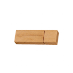 USB Stick klassisch, Bambusholzgehäuse & Schutzkappe, personalisierbar farbe dunkler holzton