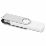 Personalisierbarer USB Stick mit doppeltem USB und Micro USB Anschluss farbe weiß
