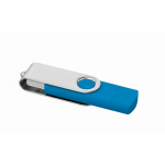 Personalisierbarer USB Stick mit doppeltem USB und Micro USB Anschluss farbe hellblau