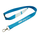 Vollfarb-Lanyard mit Sicherheitsverschluss aus Europa farbe weiß