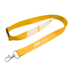 Vollfarb-Lanyard mit Sicherheitsverschluss aus Europa farbe weiß