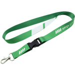 Vollfarb-Lanyard mit Schnalle nach Maß aus Europa farbe weiß