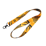 RPET-Lanyard in Vollfarbdruck, nach Mass, hergestellt in Europa farbe weiß