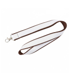 Doppellagiges Vollfarb-Lanyard nach Maß aus Europa farbe braun