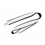 Doppellagiges Vollfarb-Lanyard nach Maß aus Europa farbe schwarz