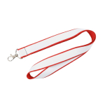 Doppellagiges Vollfarb-Lanyard nach Maß aus Europa farbe rot