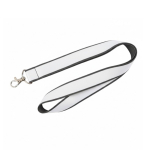 Doppellagiges Vollfarb-Lanyard nach Maß aus Europa farbe grau