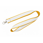 Doppellagiges Vollfarb-Lanyard nach Maß aus Europa farbe gelb