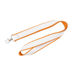 Doppellagiges Vollfarb-Lanyard nach Maß aus Europa farbe orange