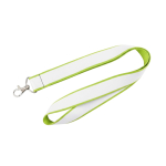 Doppellagiges Vollfarb-Lanyard nach Maß aus Europa farbe lindgrün