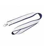 Doppellagiges Vollfarb-Lanyard nach Maß aus Europa farbe petrolblau