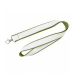 Doppellagiges Vollfarb-Lanyard nach Maß aus Europa farbe olivgrün
