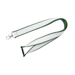 Doppellagiges Custom-Lanyard mit Sicherheitsverschluss EU farbe grün