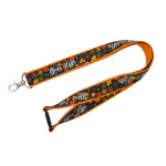 Doppellagiges Custom-Lanyard mit Sicherheitsverschluss EU farbe orange