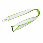 Doppellagiges Custom-Lanyard mit Sicherheitsverschluss EU farbe lindgrün