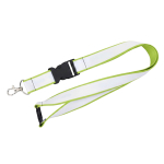Doppellagiges Lanyard mit Sicherheitsverschluss & Schnalle farbe lindgrün