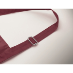 Lange verstellbare Polybaumwoll-Schürze 240 g/m² farbe bordeaux drittes Detailbild