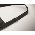 Lange verstellbare Polybaumwoll-Schürze 240 g/m² farbe schwarz drittes Detailbild