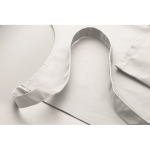 Lange verstellbare Polybaumwoll-Schürze 240 g/m² farbe weiß zweites Detailbild