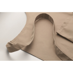 Lange verstellbare Polybaumwoll-Schürze 240 g/m² farbe sandbraun zweites Detailbild