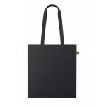Fairtrade-Baumwolltasche mit langen Henkeln, 180g/m2 farbe blau