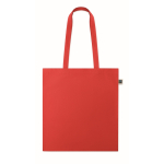 Fairtrade-Baumwolltasche mit langen Henkeln, 180g/m2 farbe rot